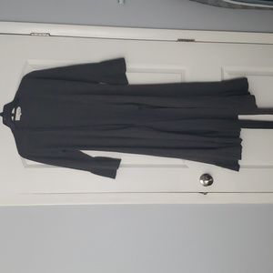 Allude gray 100% cashmere sweater wrap coat size M